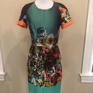 Short print dress by Milly, size 6, worn once